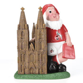 1. FC Köln Gartenzwerg "Dom" 35 x 25 x 17 cm